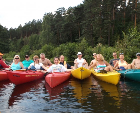 Spotkanie żeglarskie na rzece Wda. Ocypel – sierpień 2015.