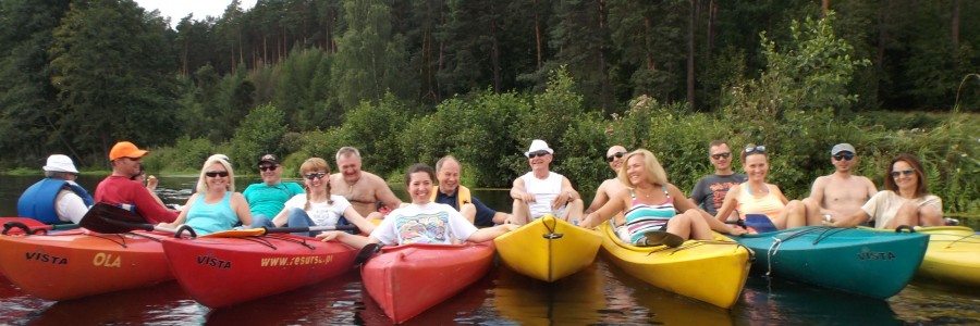 Spotkanie żeglarskie na rzece Wda.  Ocypel – sierpień 2015.