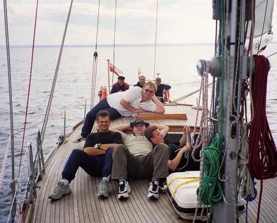 S/Y Hetman – Kłajpeda wrzesień 2003 – początek budowy teamu.
